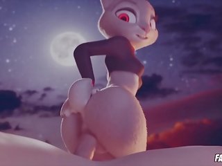 Big Booty Judy Hopps Gets Her Ass Pounded By Huge penis &vert; 3D X rated movie Cartoon